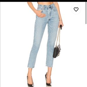 AGOLDE Riley High Rise Straight Crop // size 27